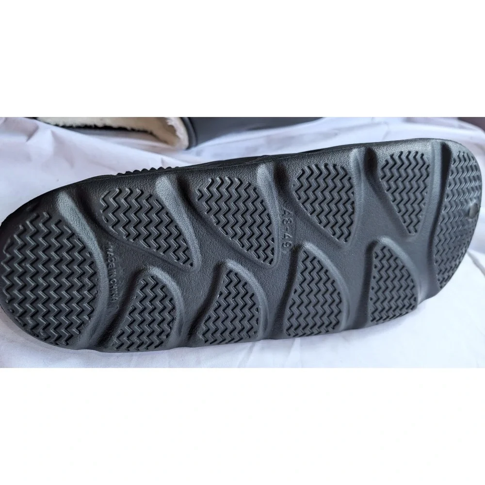 Plush Fur lined Clogs Japanese Style Home Slippers Slip-on Waterproof Unisex 48